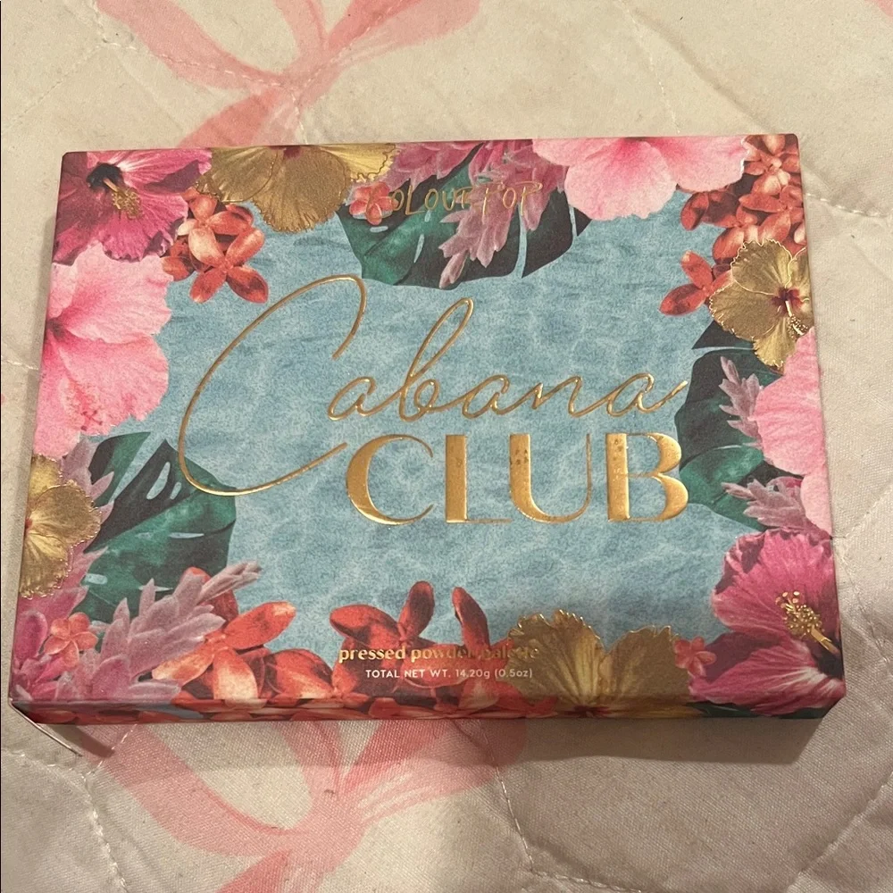 ColourPop Cabana Club Eyeshadow Palette - Teal, Pink, Gold, Coral